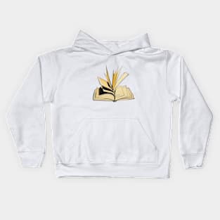 Enchanting Golden Book Design No. 467 Kids Hoodie